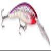 Rapala Deep Tail Dancer 07 Fishing lure, 2.75-Inch, Purple Clown Flash view 1