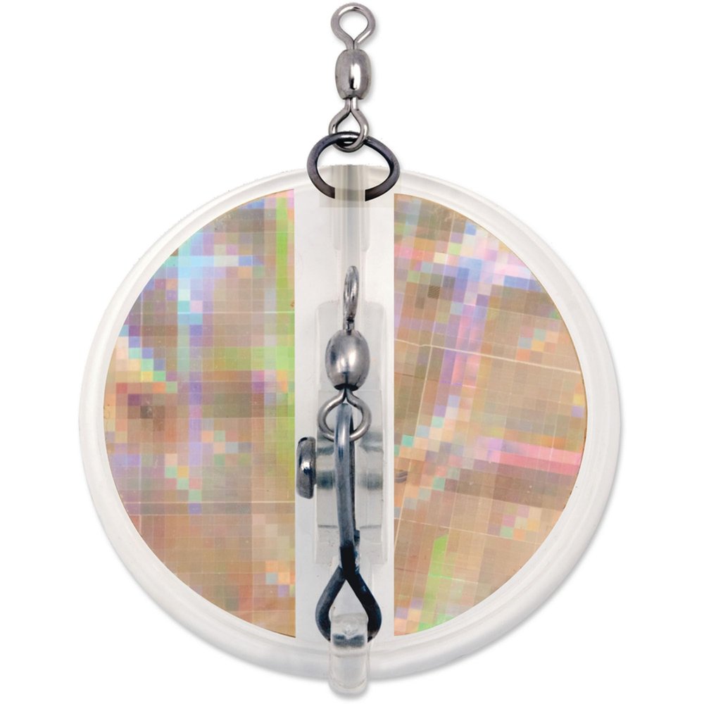 0 Dipsy Diver Clear/Silver Disco Tape/Clear Bottom