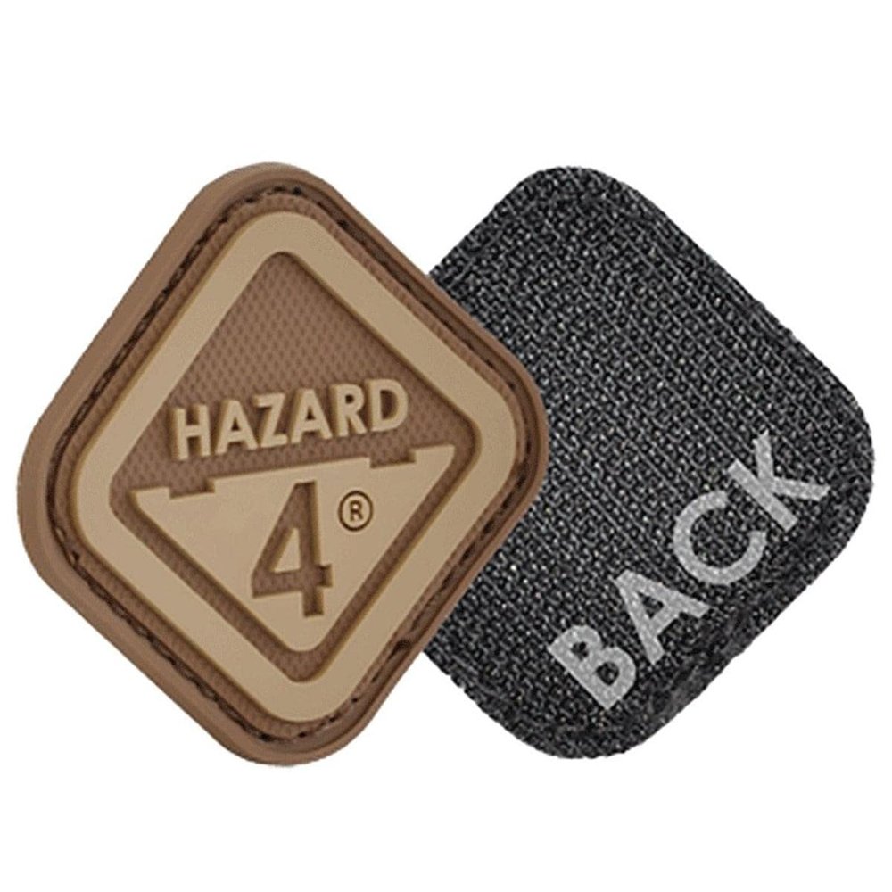 HAZARD 4 Diamond-Shaped Morale Patch with Company Logo - Coyote