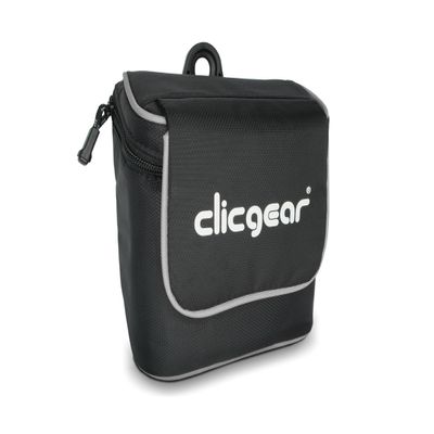 Clicgear Rangefinder & Valuables Bag  Waterproof Insulated Storage Pouch for Golf Push Carts, Quick Access Magnetic & Zipper Closures, Fits, Rovic & 1-Inch Handle Tubing Carts