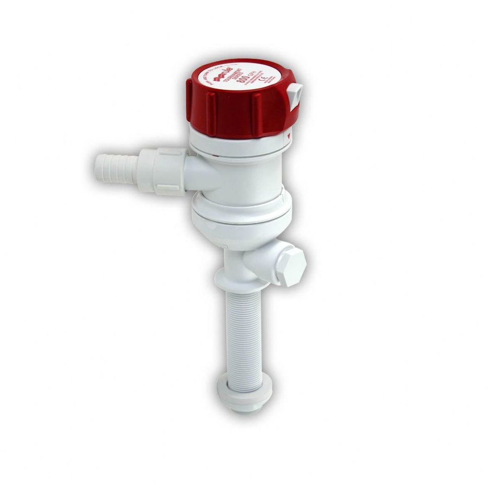 Rule 401STC Livewell-Aerator Water Pump 500GPH Straight Inlet Thru-Hull Boat MD
