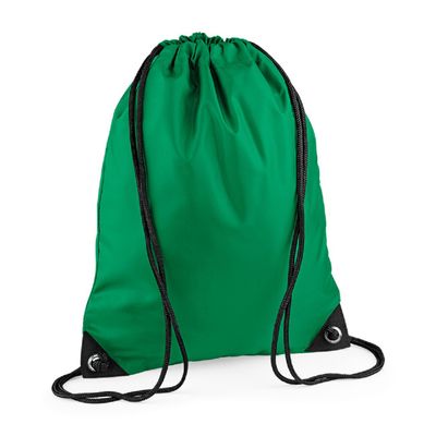 BagBasee Unisex Gym Sack PE Shoe Rucksack Swim Bag Kelly