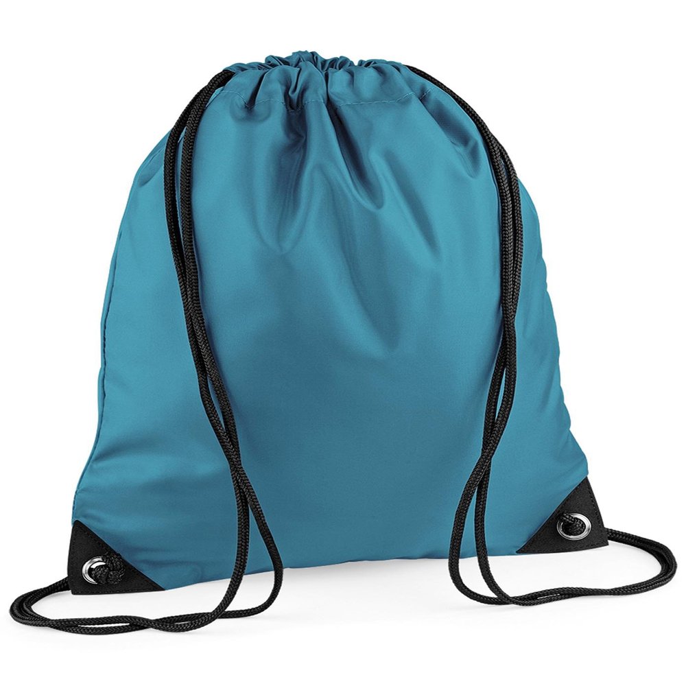 BagBasee Unisex Gym Sack PE Shoe Rucksack Swim Bag Ocean Blue