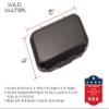 Wild Water Fly Fishing Nymph Assortment, 24 Flies with Small Thin Fly Box for Trout, Panfish, Crappie, Sunfish view 4