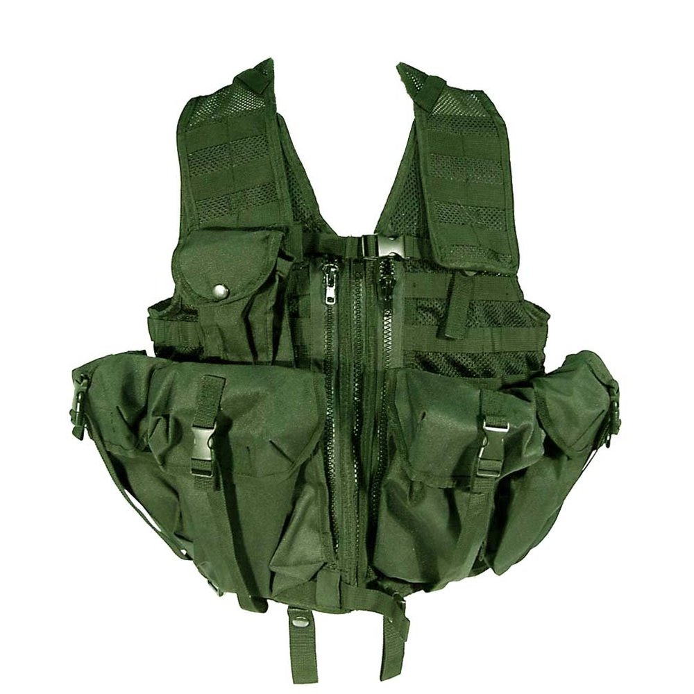 CamoOutdoor Men's Modular System Tactical Vest Paintball Airsoft Universal Green