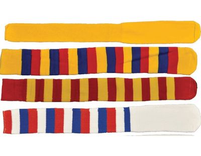 Morris Costumes Striped Socks Yellow