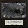 NCAA Football Joan C. Edwards Stadium Stadium Plaque view 1