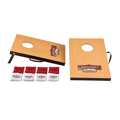 Mainstreet Classics Micro Bean Bag Toss: Travel Sized, (16" x 10.5" Boards) Mini Cornhole Game Set