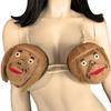 Rubies Coconut Monkey Bra Costume Accessory for Adults, Unisex One Size view 2