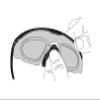 Wiley X WX Rx Insert for Saber, PT-1 and Spear Goggle Changeable Lenses PTX view 2