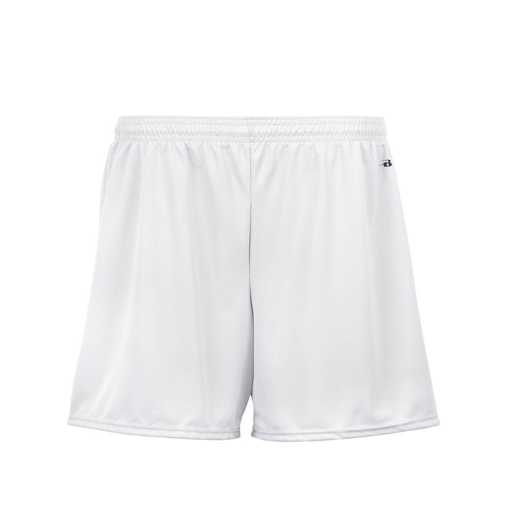 Badger Sportswear Boys' B-Dry Performance Short, White, Large