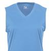 Badger Sportswear Women's B-Dry Sleeveless Performance Tee, Columbia Blue, XX-Large view 2