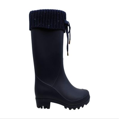 Charter Club Women's Shoes Camylla Rubber Closed Toe Mid-Calf Navy