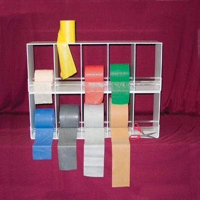 CanDo 10-5105 Plastic, Exercise Band Rack for 10yds Roll