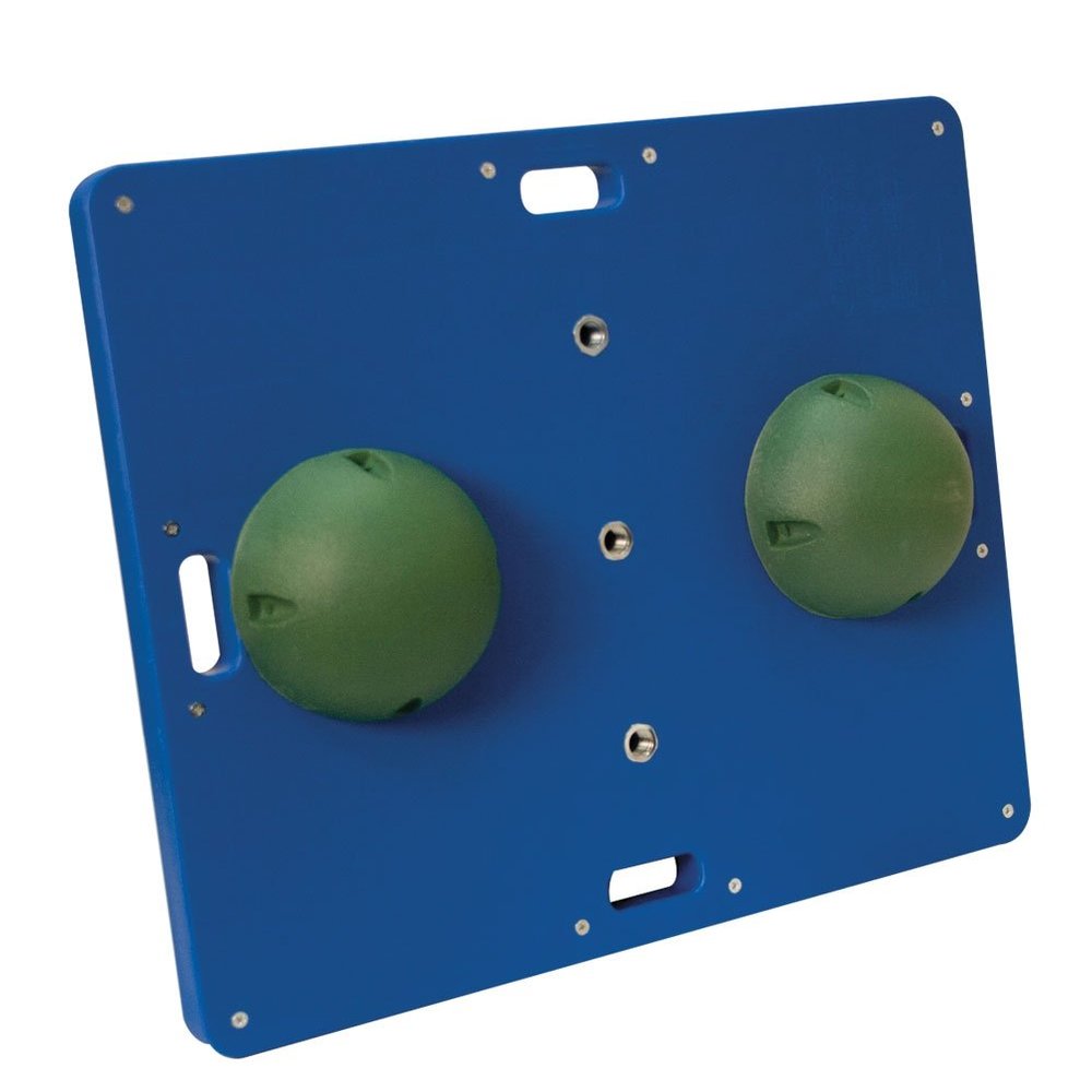 Fabrication Enterprises Cando Heavy-Duty Balance Boards Rectangular Rocker Intermediate: 2-1/2 Bottom