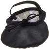 Bloch Dance Girl's Dansoft Full Sole Leather Ballet Slipper/Shoe, Black, 12.5 B US Little Kid view 2