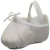 Bloch Dance Girl's Dansoft Full Sole Leather Ballet Slipper/Shoe, White, 13 Narrow Little Kid view 1