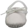 Bloch Dance Girl's Dansoft Full Sole Leather Ballet Slipper/Shoe, White, 13 Narrow Little Kid view 2