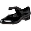Bloch Girl's Annie Tyette Dance Shoe, Tap Shoe, Elastic Strap With Grosgrain Ribbon, Cushioned Insole, Non-Slip Sole, Techno Tap Plates Attached, Comfortable, High Durability, Superior Fit view 1