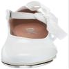 Bloch Girl's Annie Tyette Dance Shoe, Tap Shoe, Elastic Strap with Grosgrain Ribbon, Cushioned Insole, Non-Slip Sole, Techno Tap Plates Attached, Comfortable, High Durability, Superior Fit White view 2