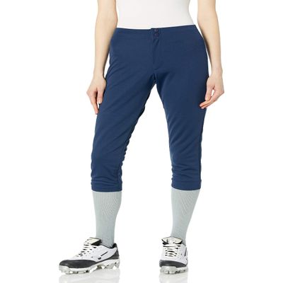 Intensity Women's Low Rise Double Knit Pant, Large, Navy