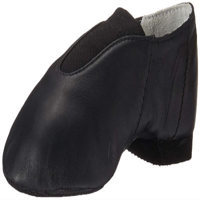Bloch Girls' Super Jazz Leather Jazz Shoe, Black, 13.5 X US Little Kid