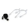 Kerbl Men's Drop-Shape Spurs with Straps-Metallic, 25 mm view 1