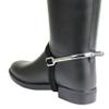 Kerbl Men's Drop-Shape Spurs with Straps-Metallic, 25 mm view 2
