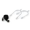 Kerbl Men's Drop-Shape Spurs with Straps-Metallic, 25 mm view 3