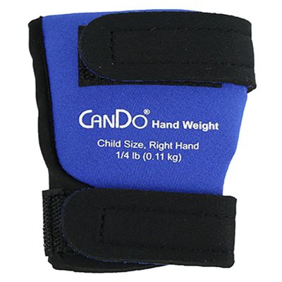 Cando - 26709 Palm Weights, Child Size Right Hand, 1/4 Pound