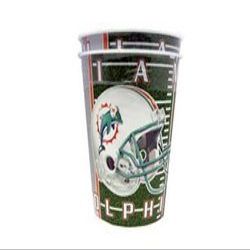 NFL Miami Dolphins Cup, 16-ounce, 2-Pack