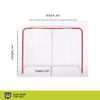 Winnwell Steel Intermediate Hockey Net - 54" Goal with Heavy Duty 1" Pipes - Lightweight & Easy to Transport - Made for Outdoor & Indoor Hockey Games with Street Hockey Balls view 2