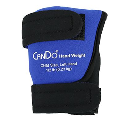 CanDo 026711 Palm Weights, Child Size Left Hand, 1/2 pound