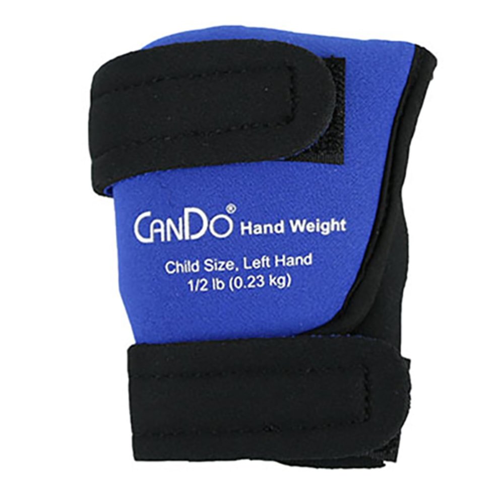 CanDo 026711 Palm Weights, Child Size Left Hand, 1/2 pound