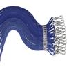 Sportime Braided Nylon Lanyards - Pack of 12 - Blue - 004705 view 1