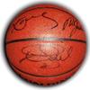 Kobe Bryant, Derek Fisher and Phil Jackson Signed Basketball - Autographed Basketballs view 1
