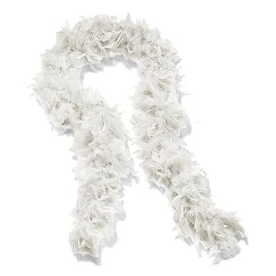 DelightBox White Feathered Boa, 72" 60g