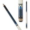 Action Exotic Billiards Pool Cue Stick - Blue w/White Wrap - 20oz view 2