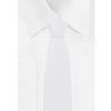 Jacob Alexander Boy's Regular Self Tie Prep Solid Color Necktie - White view 3
