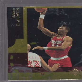 1994 95 Upper Deck SE Basketball - Electric Court - Hakeem Olajuwon #SE33