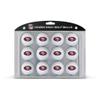 Team Golf NFL San Francisco 49ers Golf Balls, 12 Pack Dozen Regulation Size Golf Balls, 12 Pack, Full Color Durable Team Imprint view 1