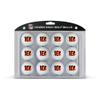 Team Golf NFL Cincinnati Bengals Golf Balls, 12 Pack Dozen Regulation Size Golf Balls, 12 Pack, Full Color Durable Team Imprint view 1