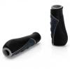 XLC GR-G06 Ergo Grip Bk Slip On 3-D Ergo Grip w/Plug 130mm Blk/Gry view 2