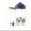 Captain Stag M-3285 Side Panel, 250UV-S (Navy) view 4