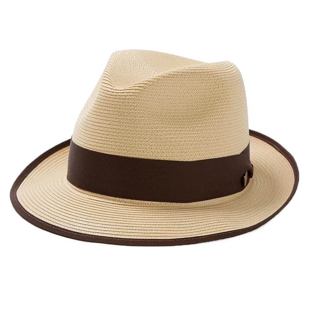Stetson Latte Milan Straw Hat