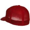 6 Panel Trucker Flexible Cap - Red view 2