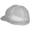 6 Panel Trucker Flexible Cap - White view 2