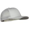6 Panel Trucker Flexible Cap - White view 4