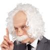 Boland Albert Einstein Wig Set  White Curly Hair Costume Accessory for Adults, Perfect for Scientist and Professor Fancy Dress, Halloween, and Cosplay Events view 1