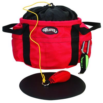Weaver Leather Arborist Throw Line Bucket Bag, Red